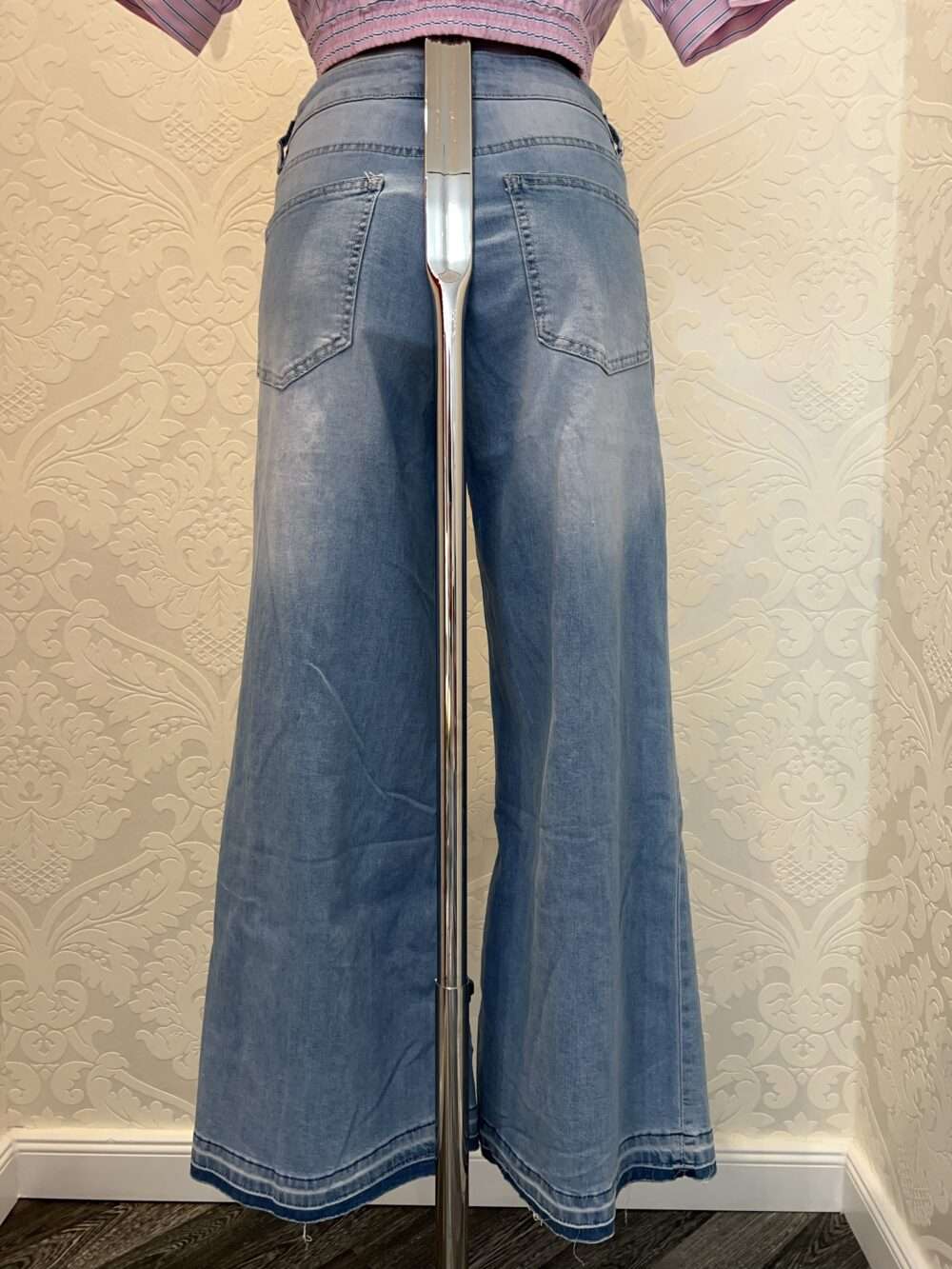 Jeans helle Waschung